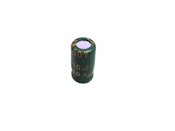 Capacitor electrolítico de 10uf 50v